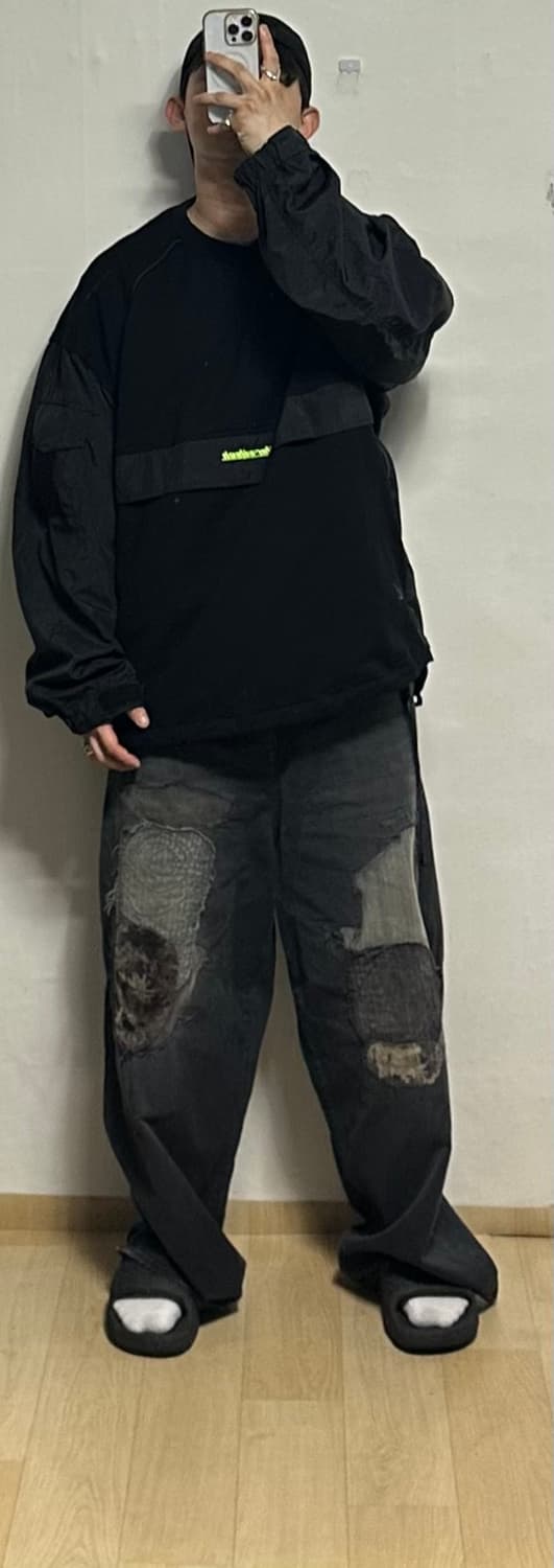준지 카고 디테처블 맨투맨 상품이미지5
