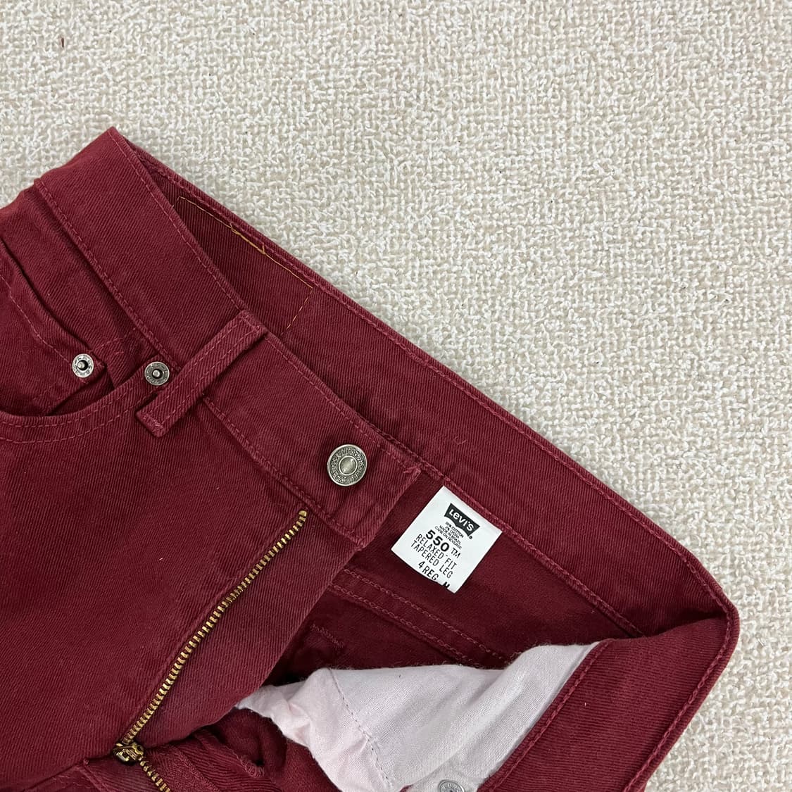 M 리바이스 550 테이퍼드 레그 진 0129M1 상품이미지2