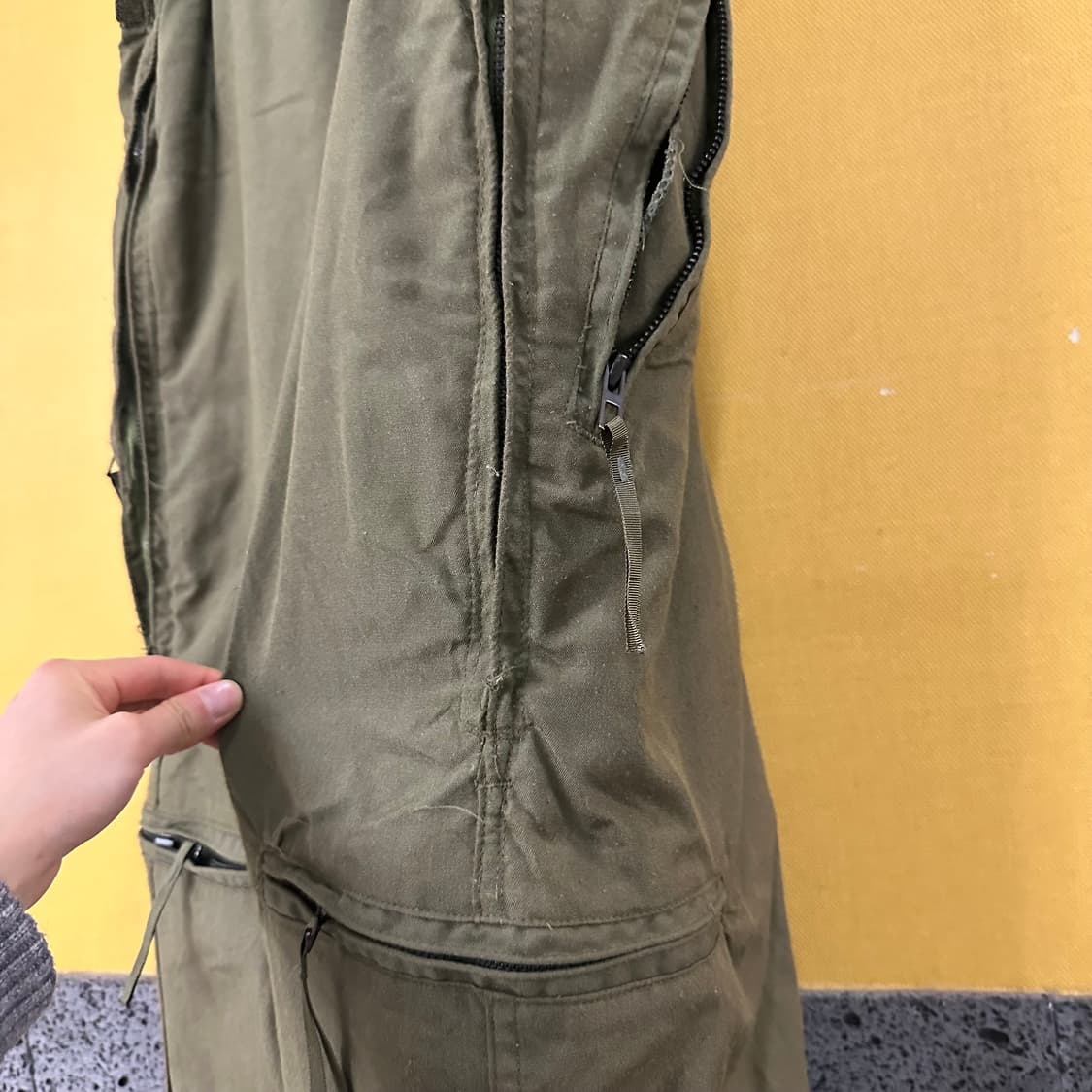 미군 장갑차 승무원 오버롤바지 상품이미지4