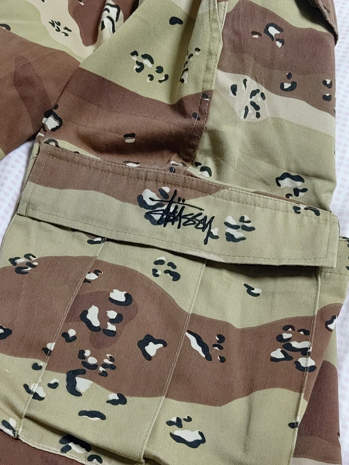 올드 스투시 데저트 카모(초코칩) 카고 반바지 상품이미지3
