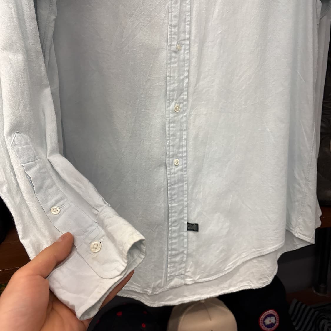 90s 폴로 컨트리 랄프로렌 버튼다운 샴브레이 워크셔츠 N1094 상품이미지5