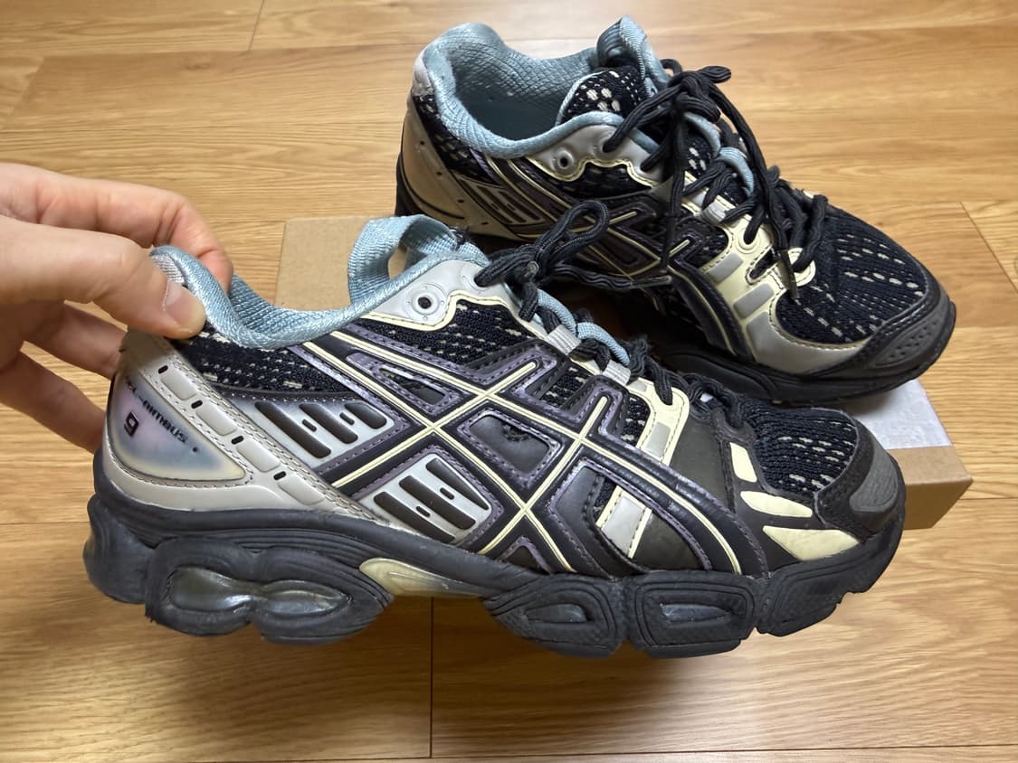 아식스 젤님버스9 블랙건메탈 상품이미지2