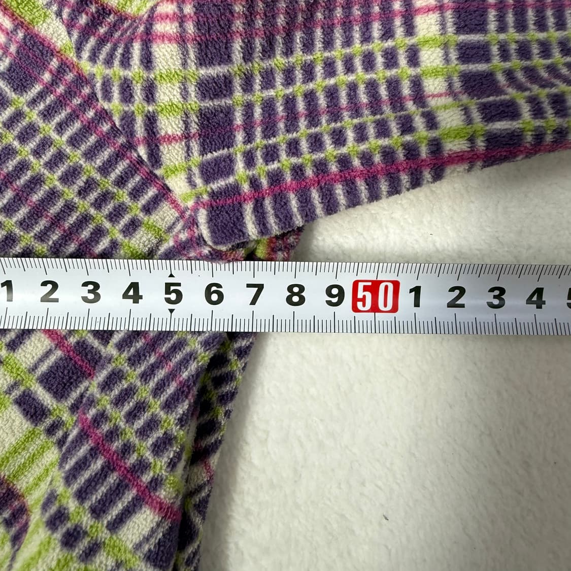 M 살레와 체크패턴 플리스 자켓 0310T 상품이미지5