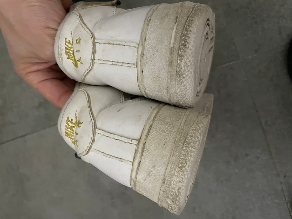 나이키 에어포스1 미드 뽈록이 노랑 상품이미지4