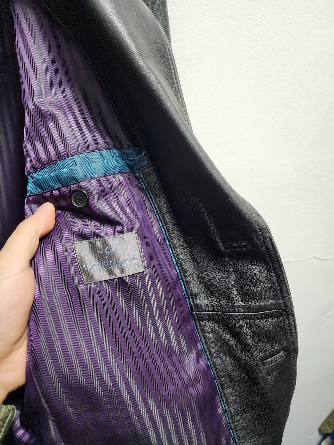 더 수트 하우스 리얼레더 블레이저  상품이미지4