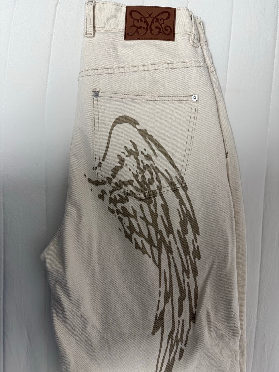 팬시클럽 엔젤 빈티지 워싱 핀턱팬츠 상품이미지3