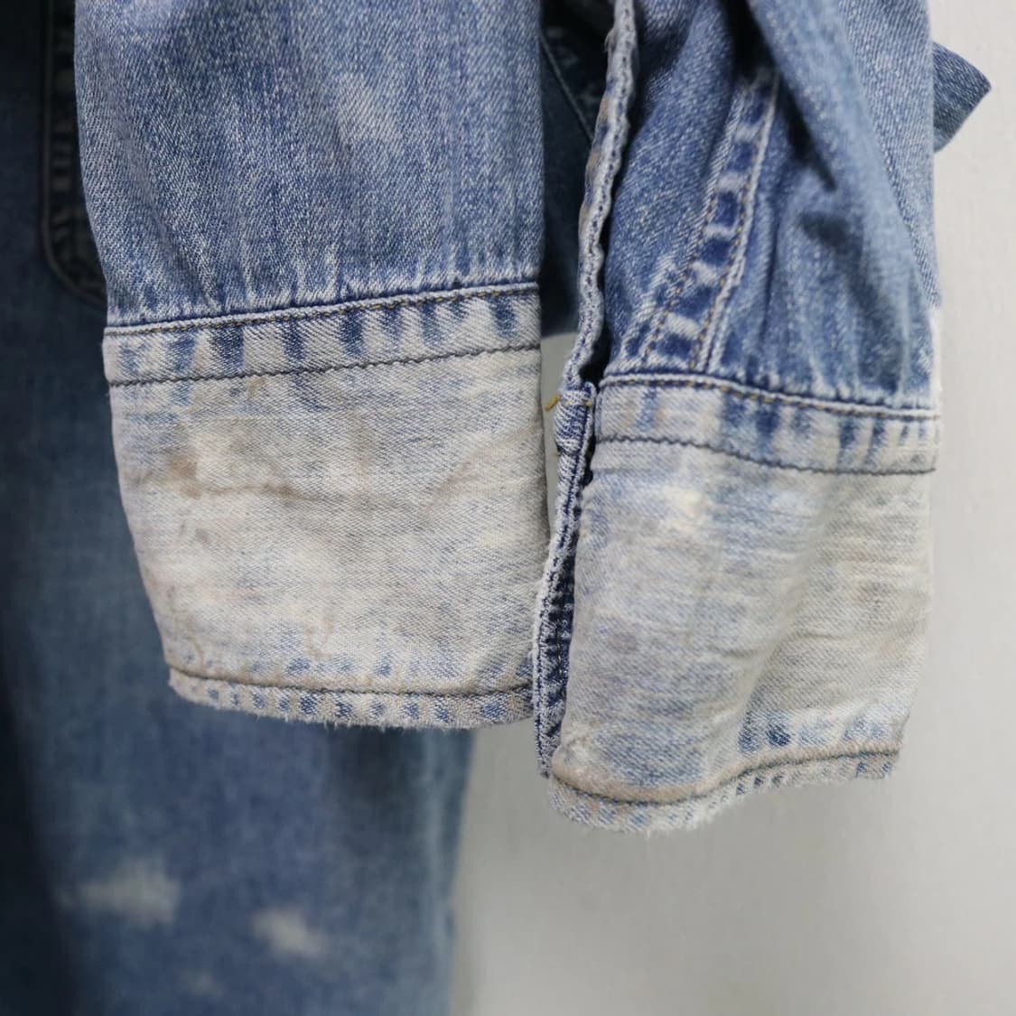 디젤 데미지 디테일 데님 셔츠 63663 상품이미지8