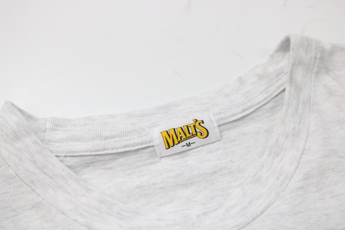 MALT'S 몰츠 90s 빈티지 비어 그래픽 그레이 반팔티셔츠 (M 상품이미지6