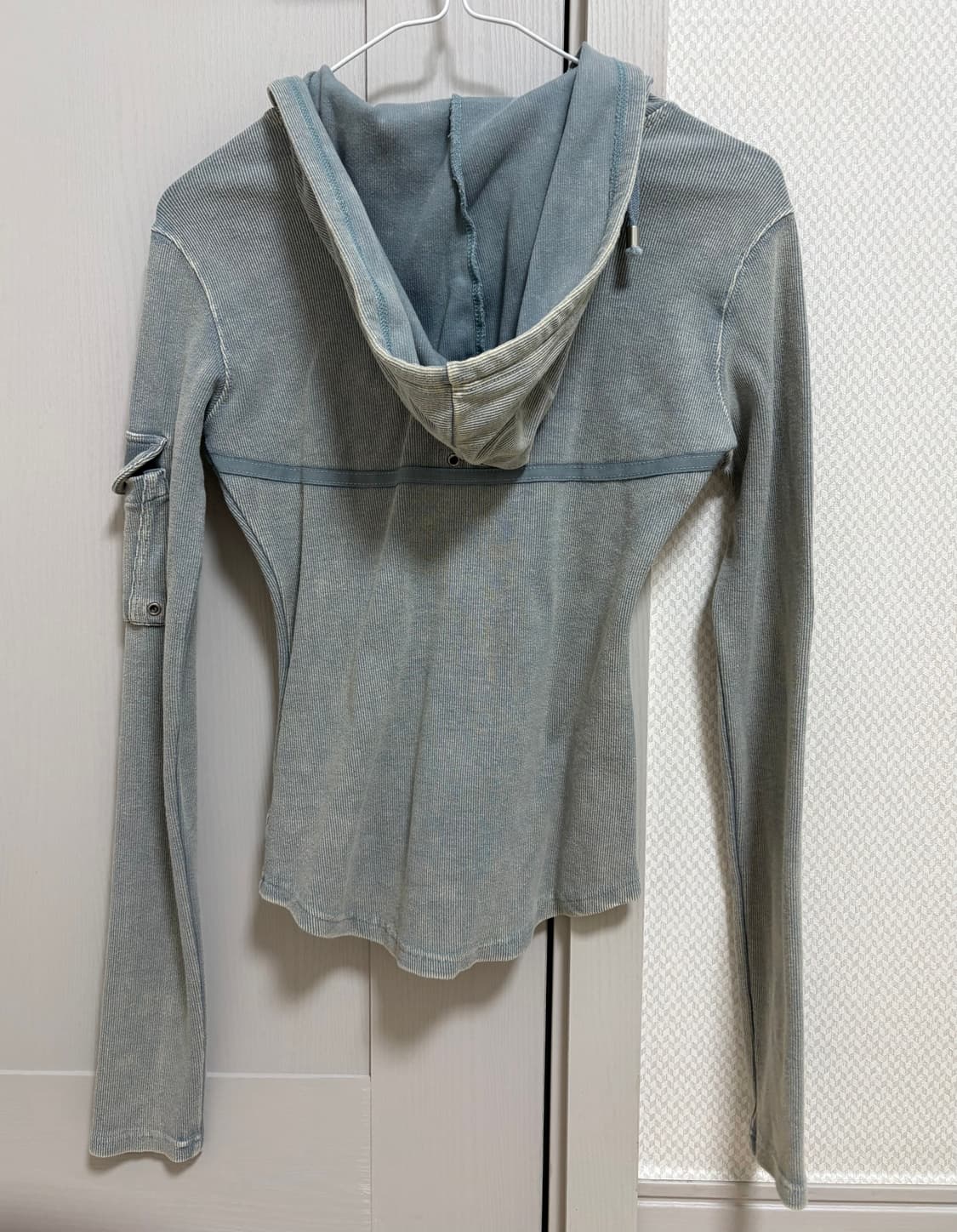 스컬프터 워시드 본디지 후디 세이지 m 상품이미지7