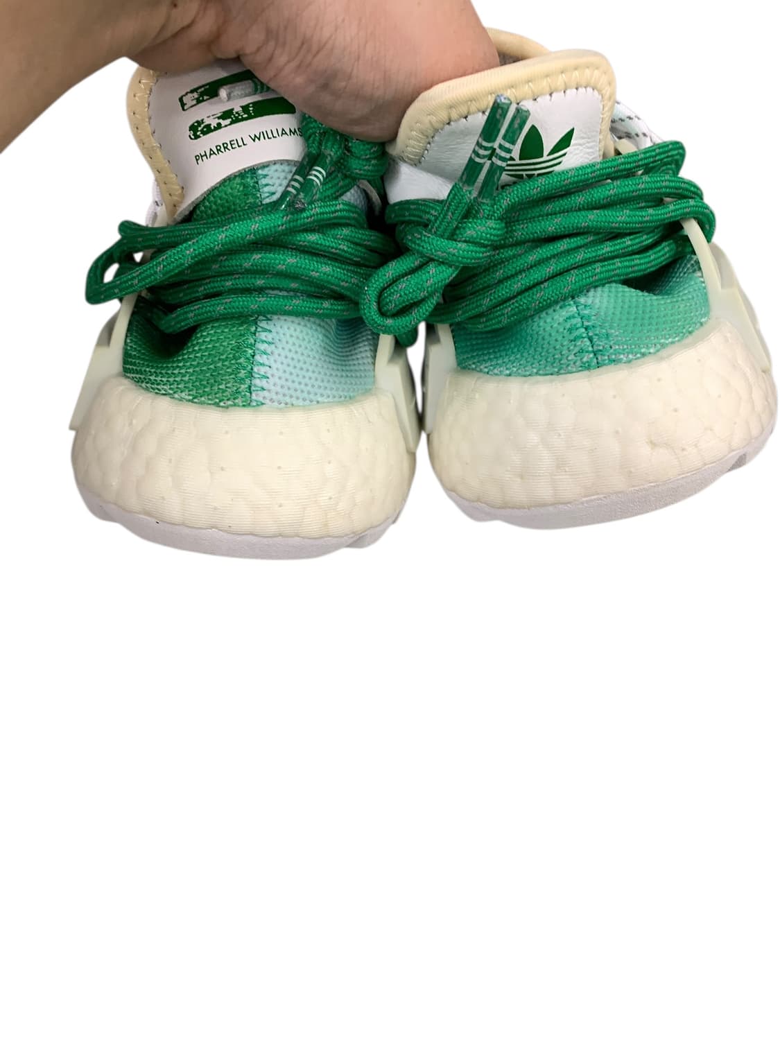 아디다스 x 퍼렐 윌리엄스 Hu NMD 차이나 팩 유스 그린 270 상품이미지8