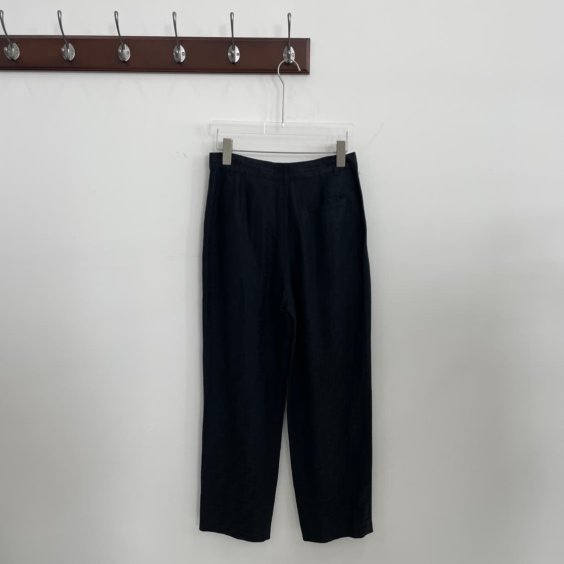 펜디 FF 주카 블랙 와이드 린넨 바지 팬츠 상품이미지2