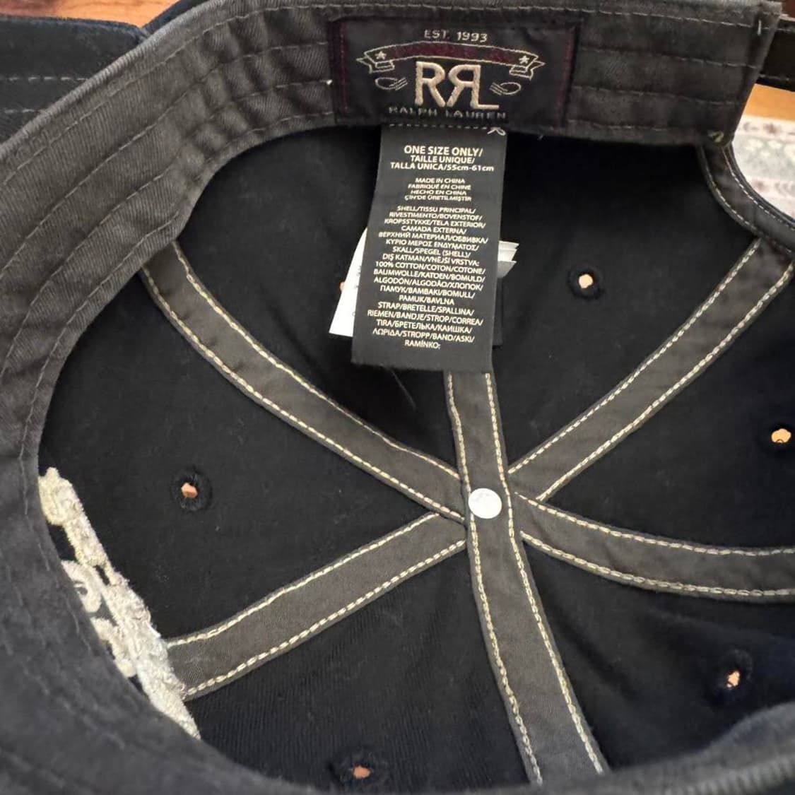 RRL 더블알엘 랜치 로고 트윌 볼캡 상품이미지5