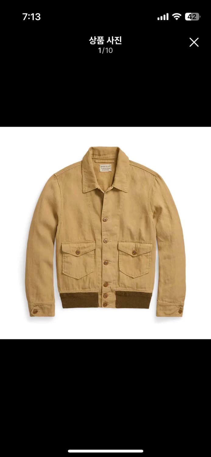 Rrl 더블알엘 린넨 자켓 m 상품이미지1