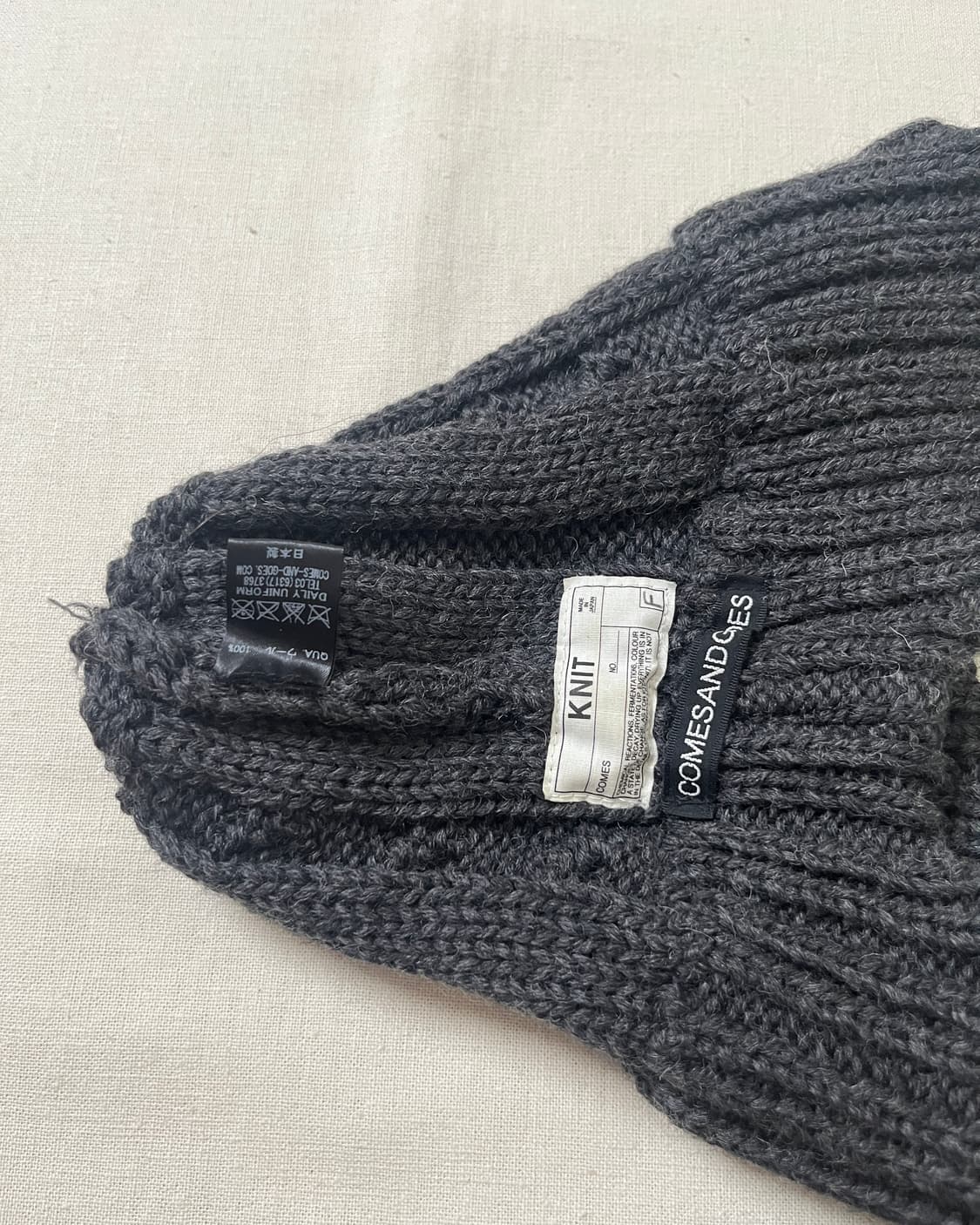 컴즈앤고즈 이어머프 케이블니트 비니 comesandgoes 상품이미지6