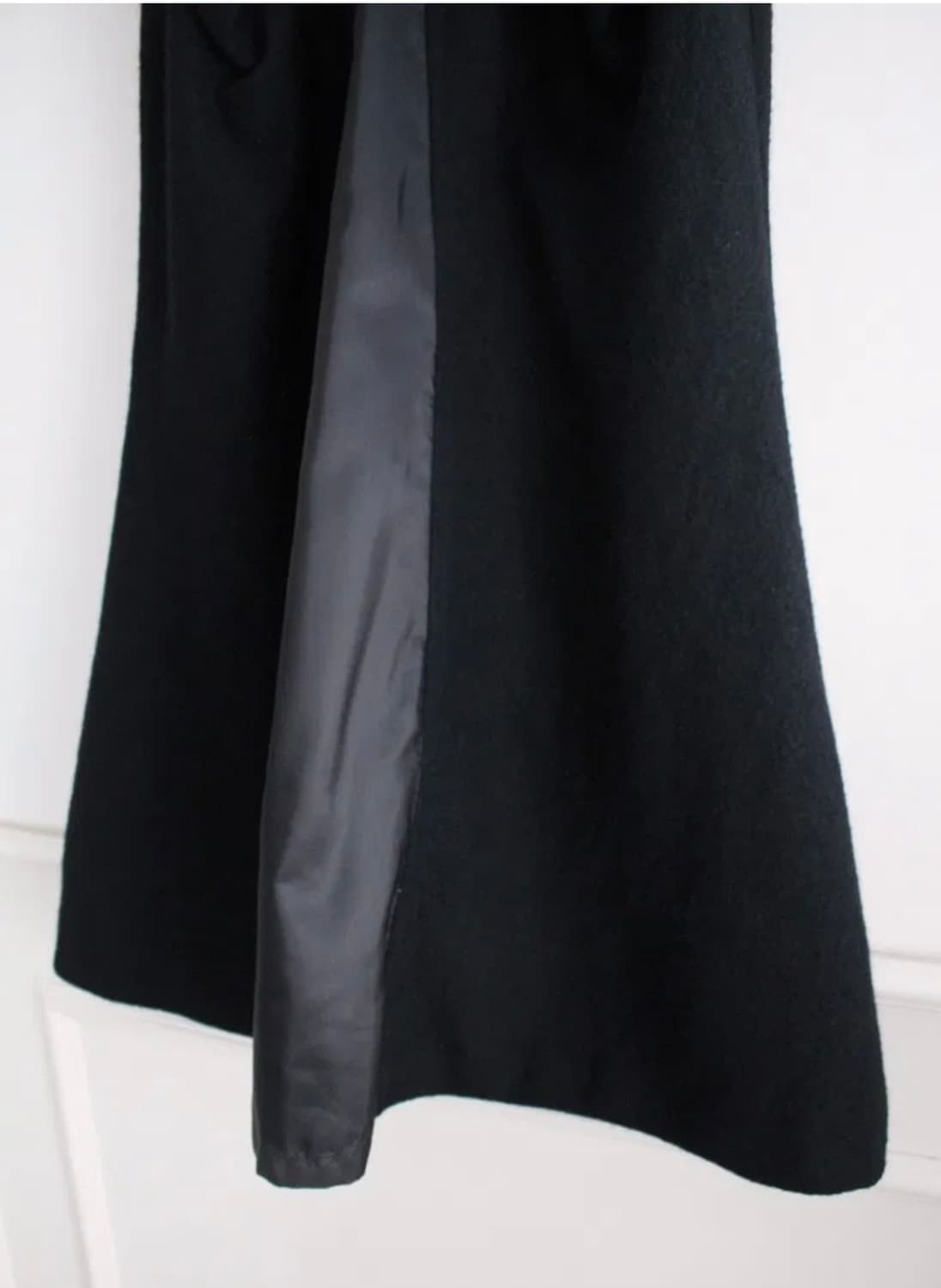 꼼데가르송 준야와타나베 2003AD 리본 컷아웃 울 스커트 상품이미지3