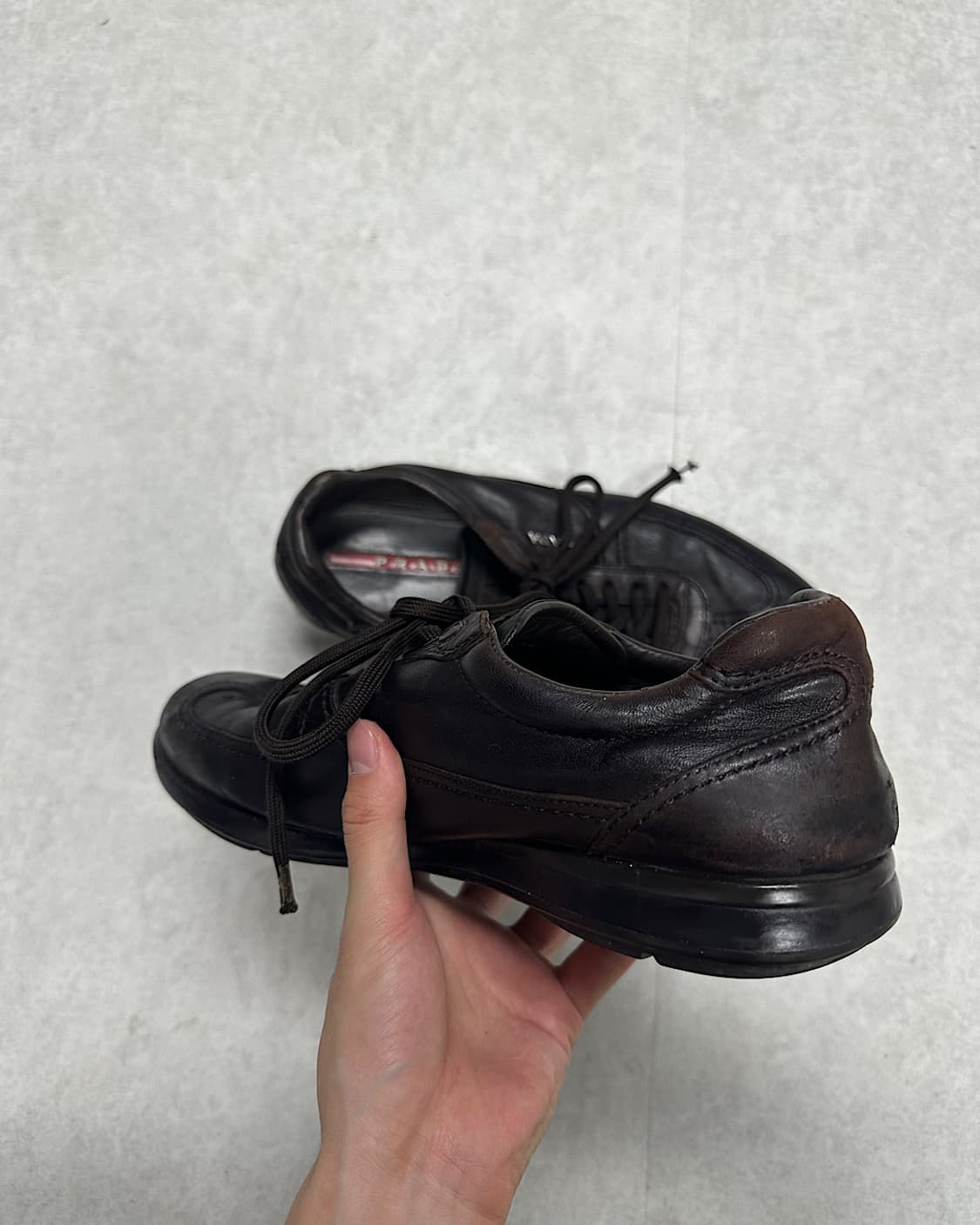 Prada brown learher 상품이미지8
