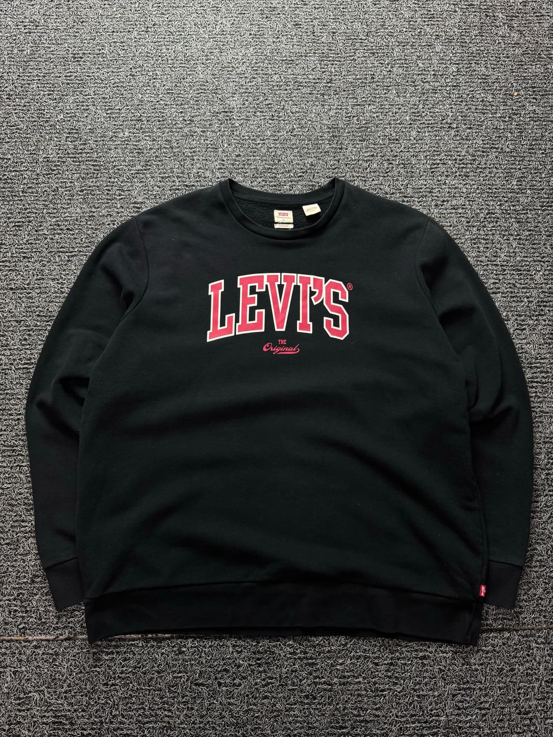 리바이스 빅로고 박시핏 스웻 셔츠 블랙 1356 상품이미지2