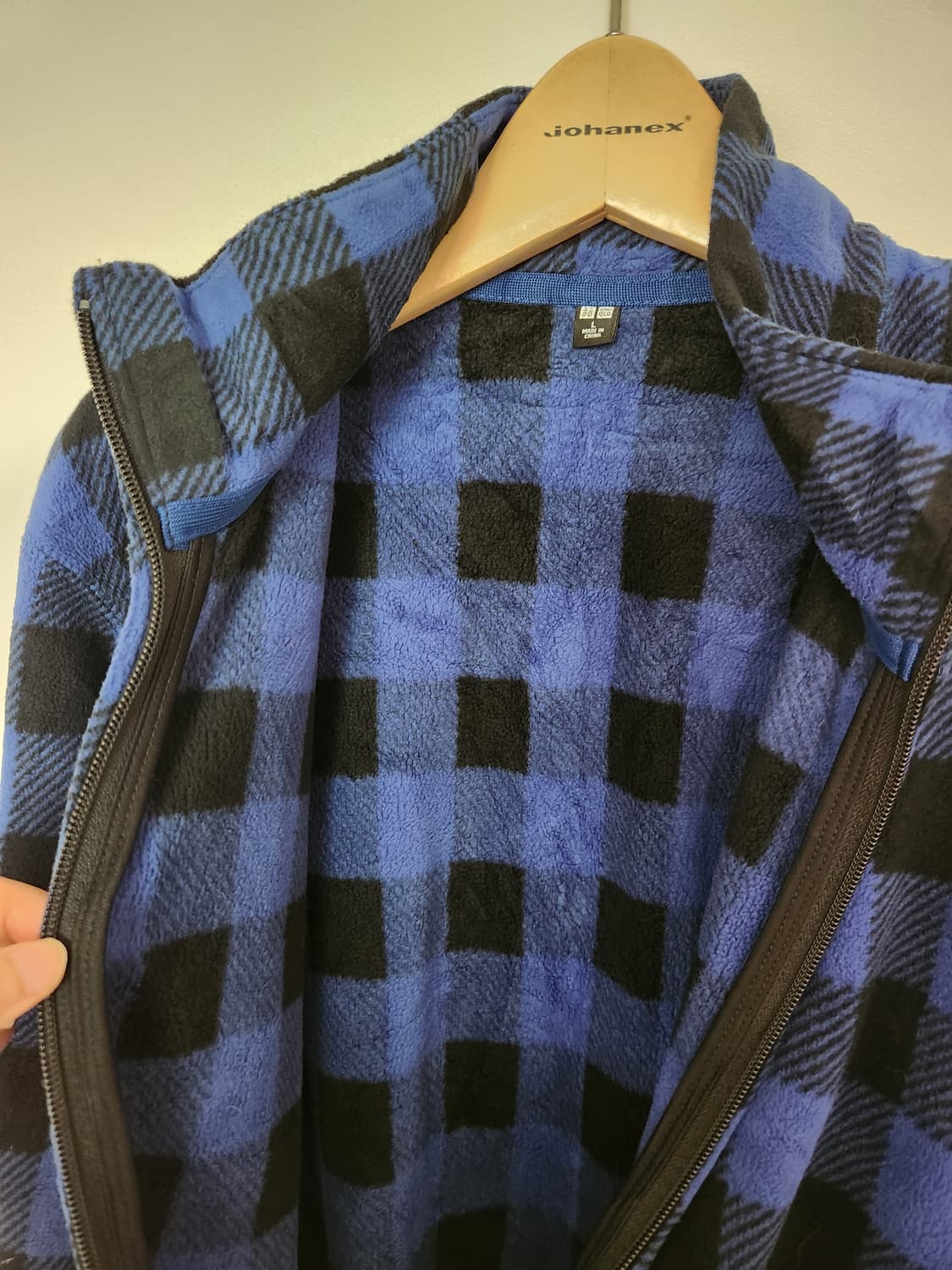 남자 유니클로 후리스 집업 L 상품이미지3