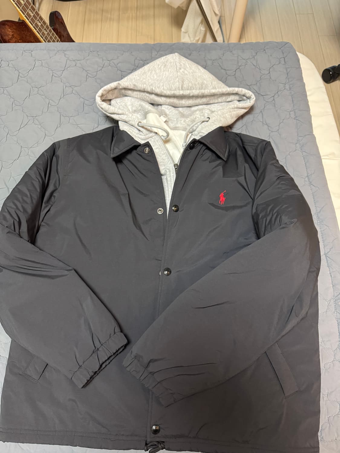 25신상 새상품) 폴로 코치 자켓 M (파카 패딩 퀼팅) 상품이미지1