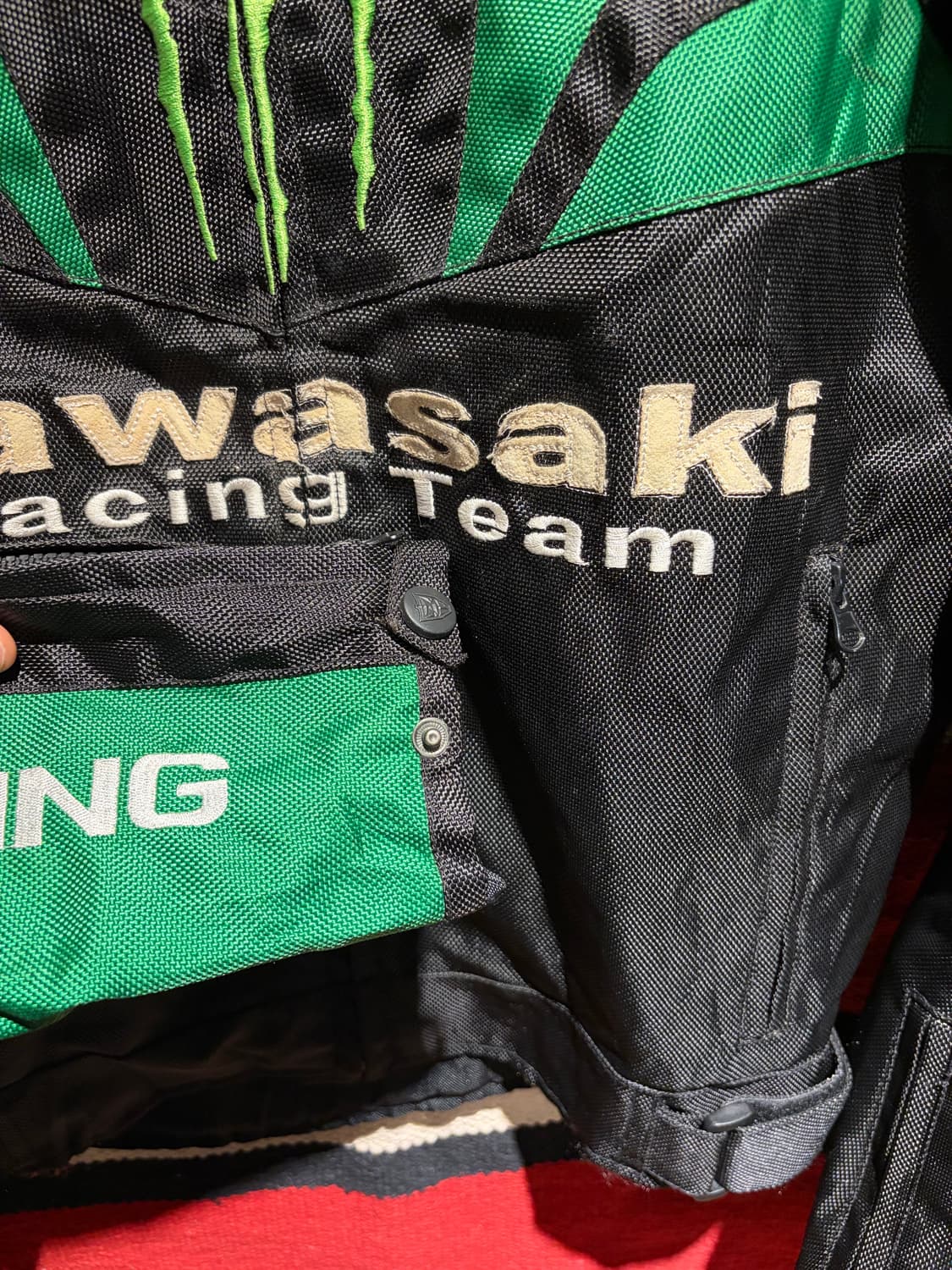 Kawasaki racing jacket / 카와사키 모터사이클 재킷 상품이미지5