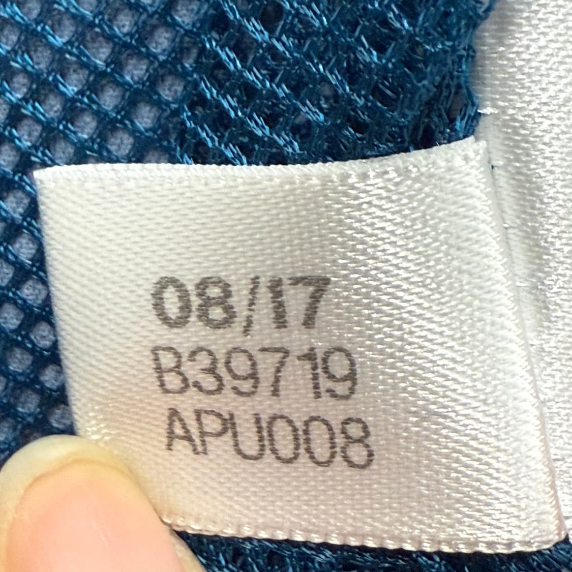 [정품/115] 아디다스 유벤투스 후드 바람막이 블루 b16 상품이미지7