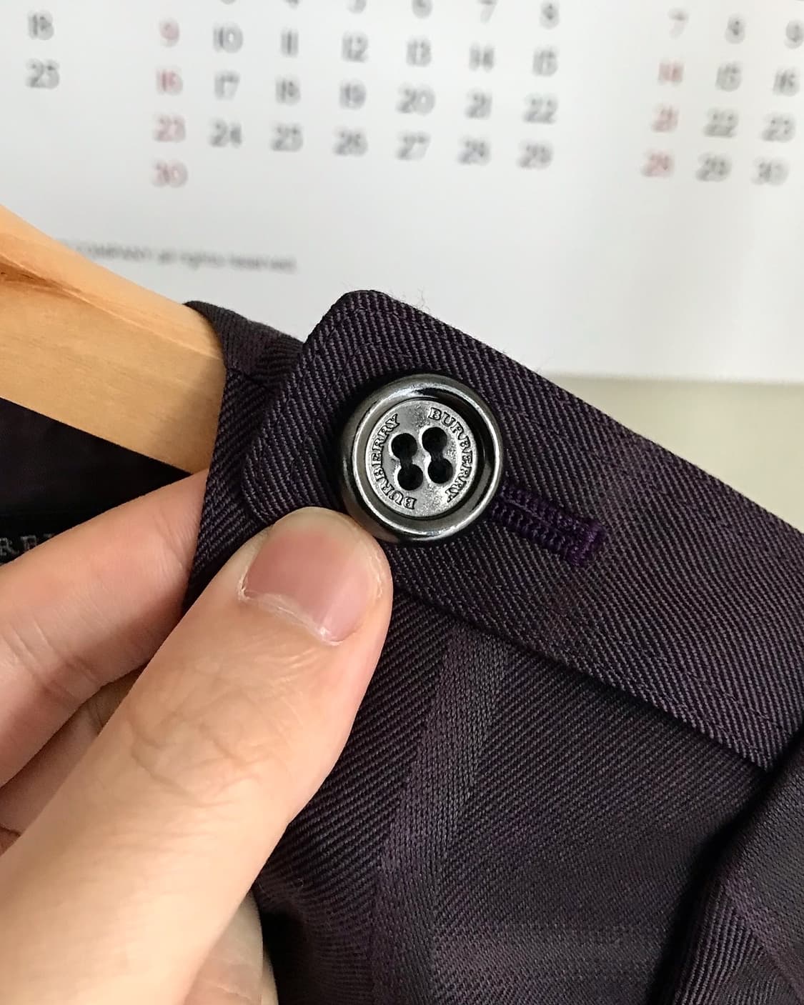 버버리 미니멀 체크 원피스 상품이미지3