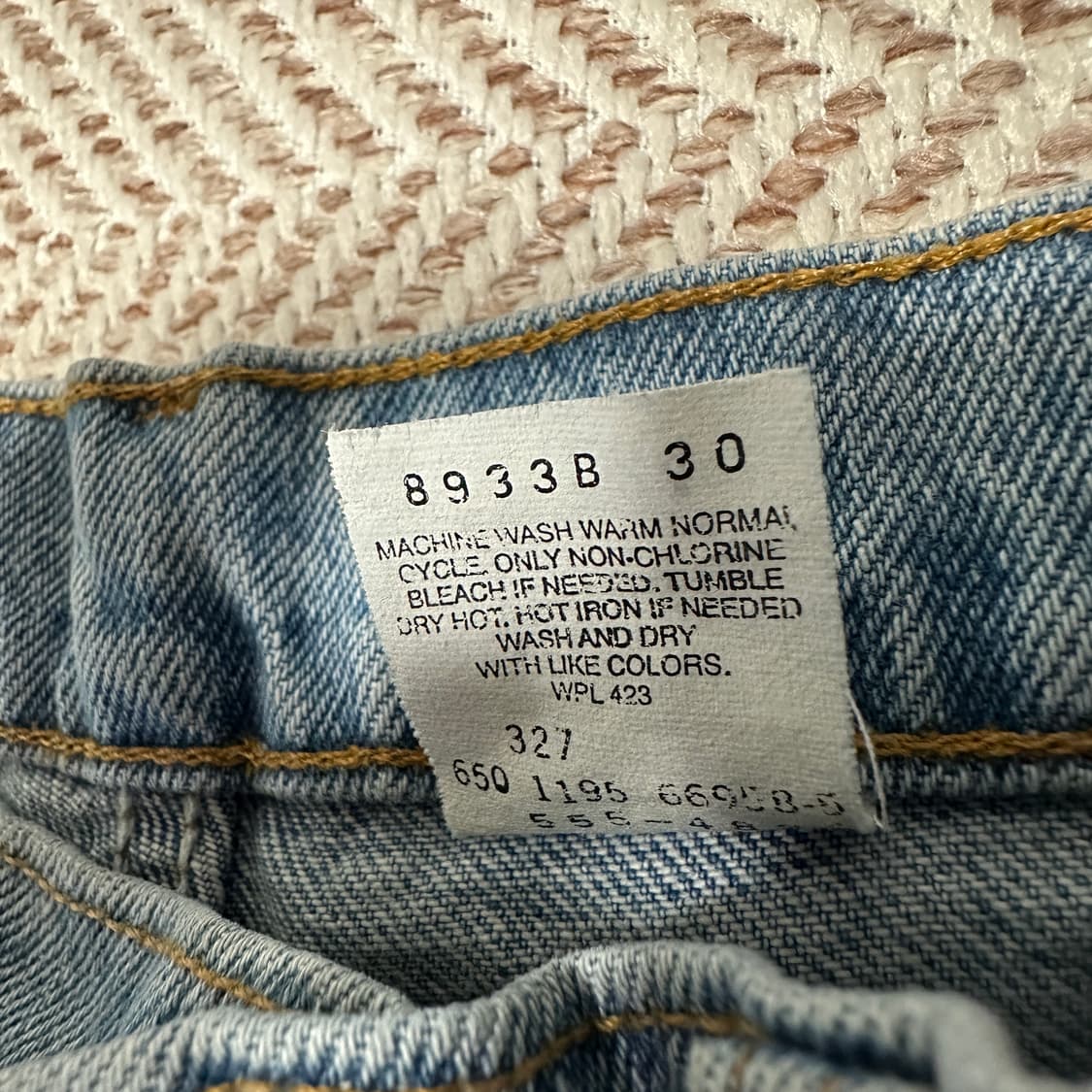 LEVI'S 555 90's usa made denim jeans 상품이미지5