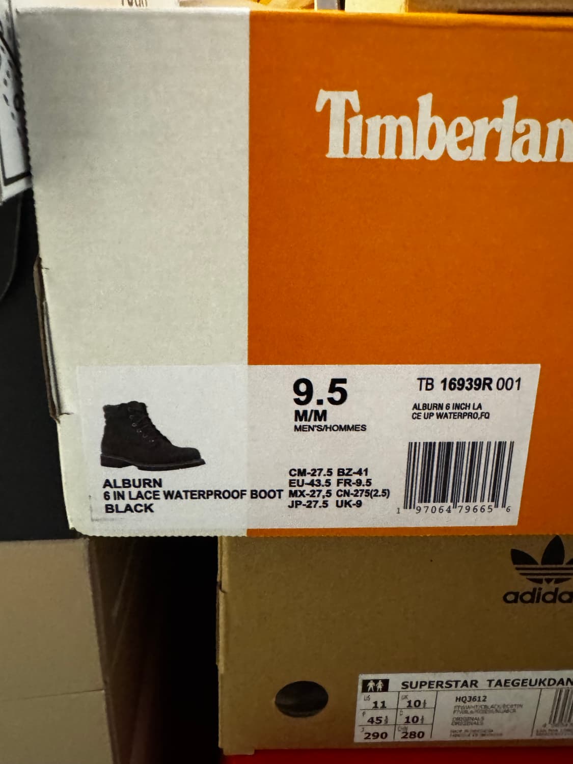 팀버랜드 6인치 워터프루프 9.5(275) 상품이미지7