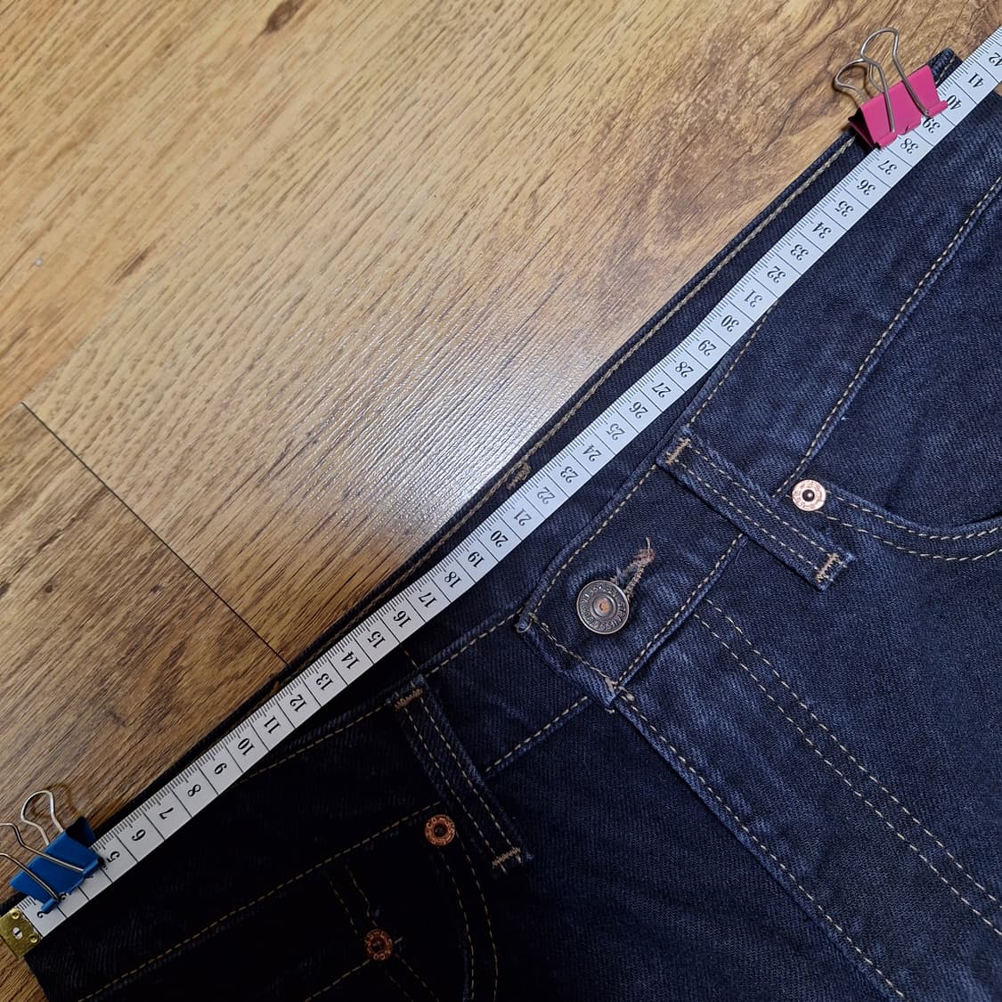 90s 미제 빈티지리바이스 550 블랙 32X30 상품이미지8