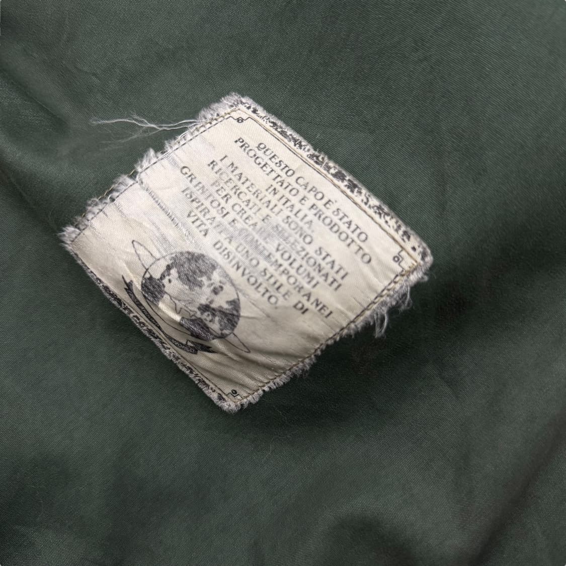 60s ALBINO GARDIN 빈티지 레더카라 더블버튼 야상 초어자켓  상품이미지10