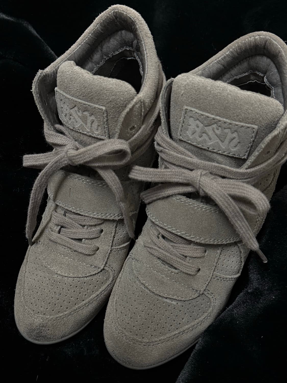 Ash 아쉬 보위 스웨이드 웨지힐 하이탑 스니커즈 카키그레이 36 상품이미지1