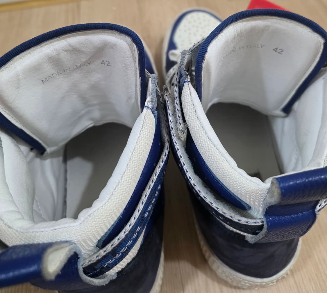 오프화이트(Off-White) 스웨이드 가죽 하이탑 스니커즈 42 상품이미지8