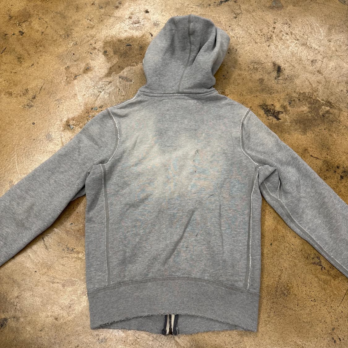 아베크롬비 그레이 버건디 후드집업 상품이미지4