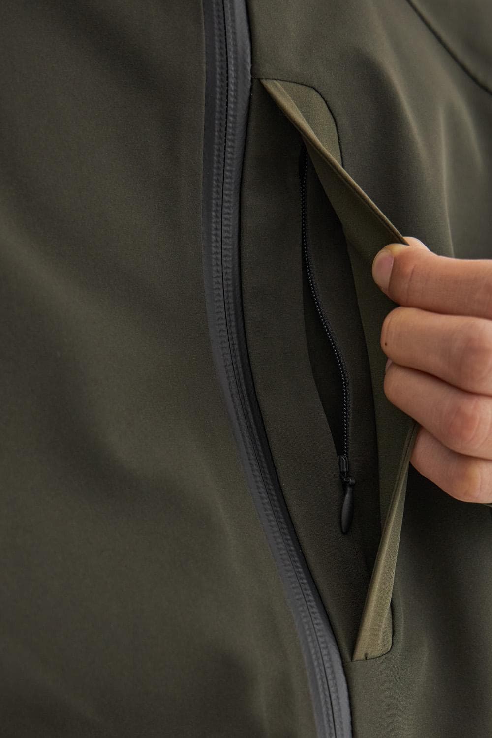 하이킹패트롤 3L 쉘 재킷 모스 그린 상품이미지6