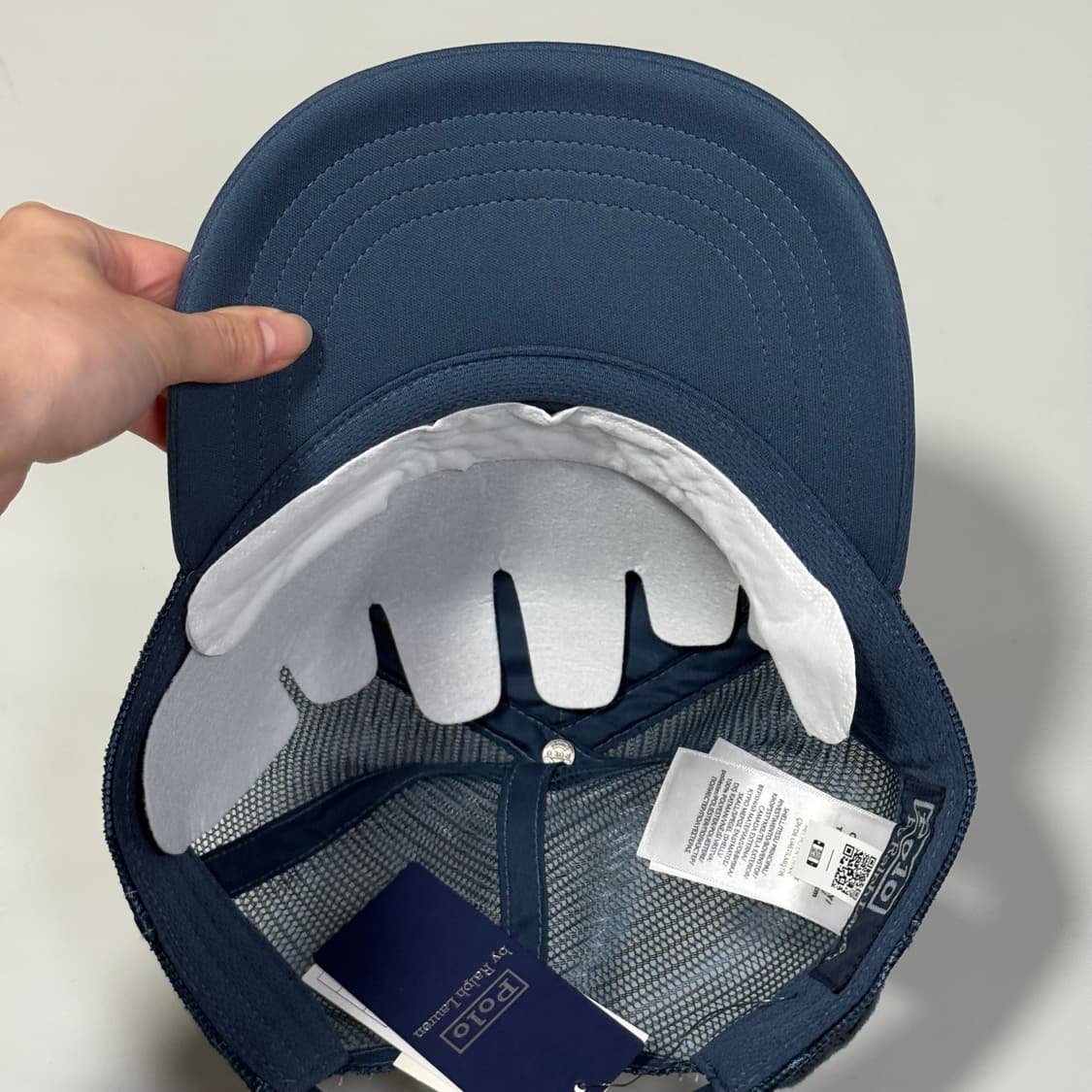 폴로 랄프로렌 그래픽 폼 트러커 캡 - 블루 상품이미지4