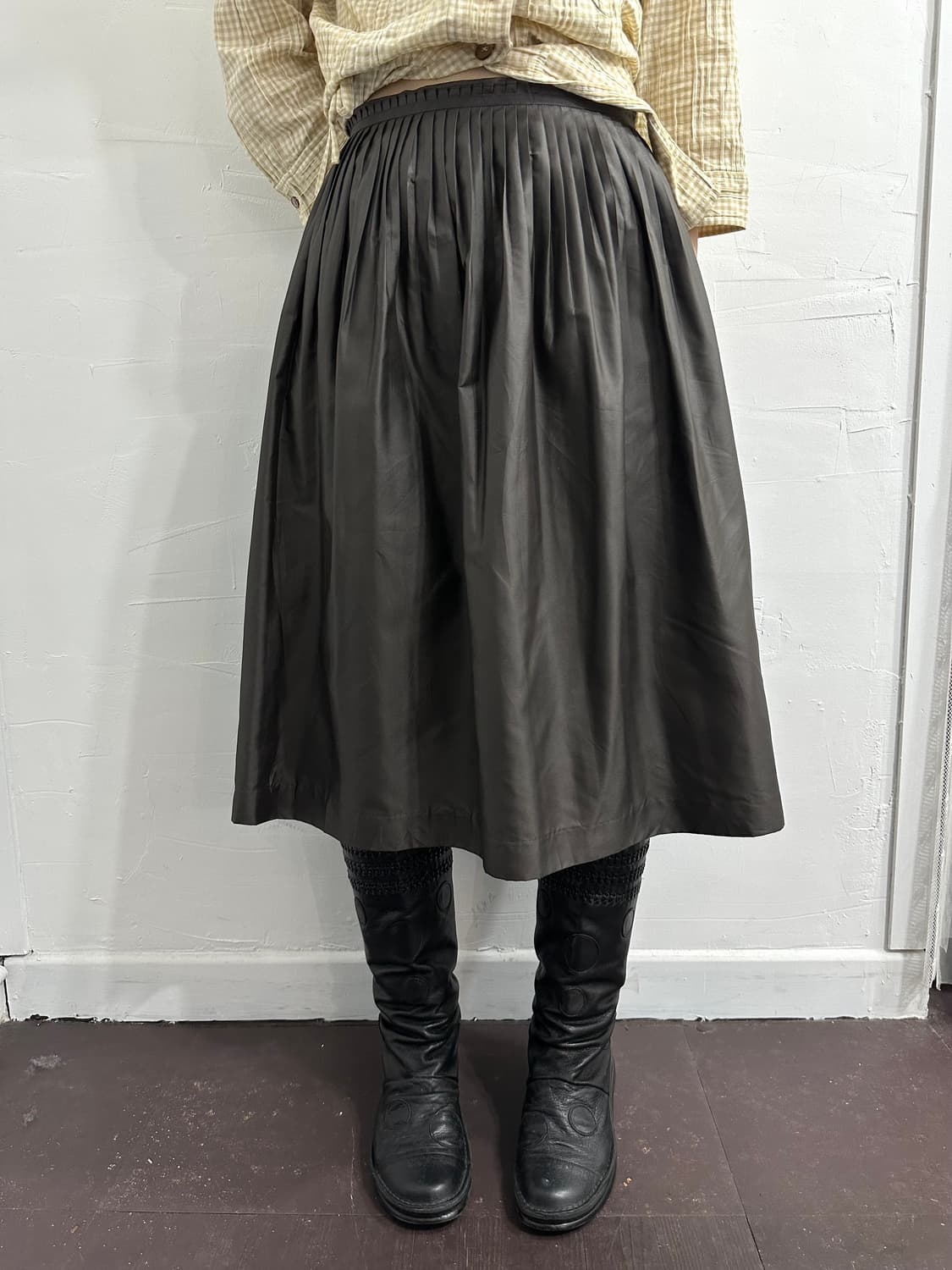pleats midi skirt 상품이미지2