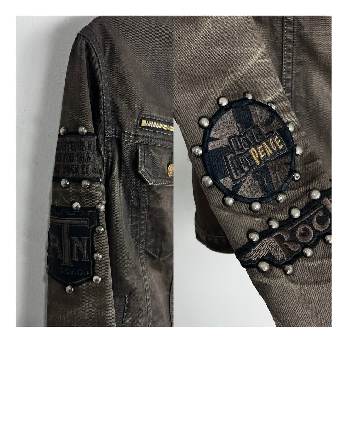 ROEN SKULL STUDDED JACKET 상품이미지4