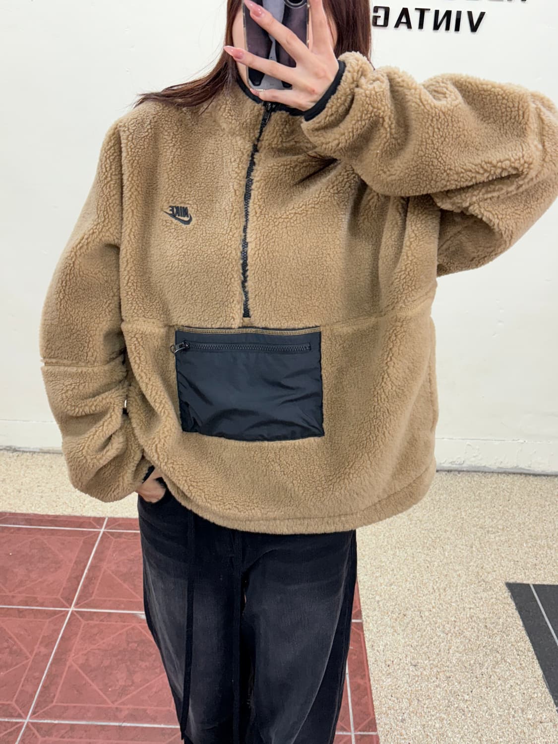 나이스 후리스 아노락 XL 상품이미지7