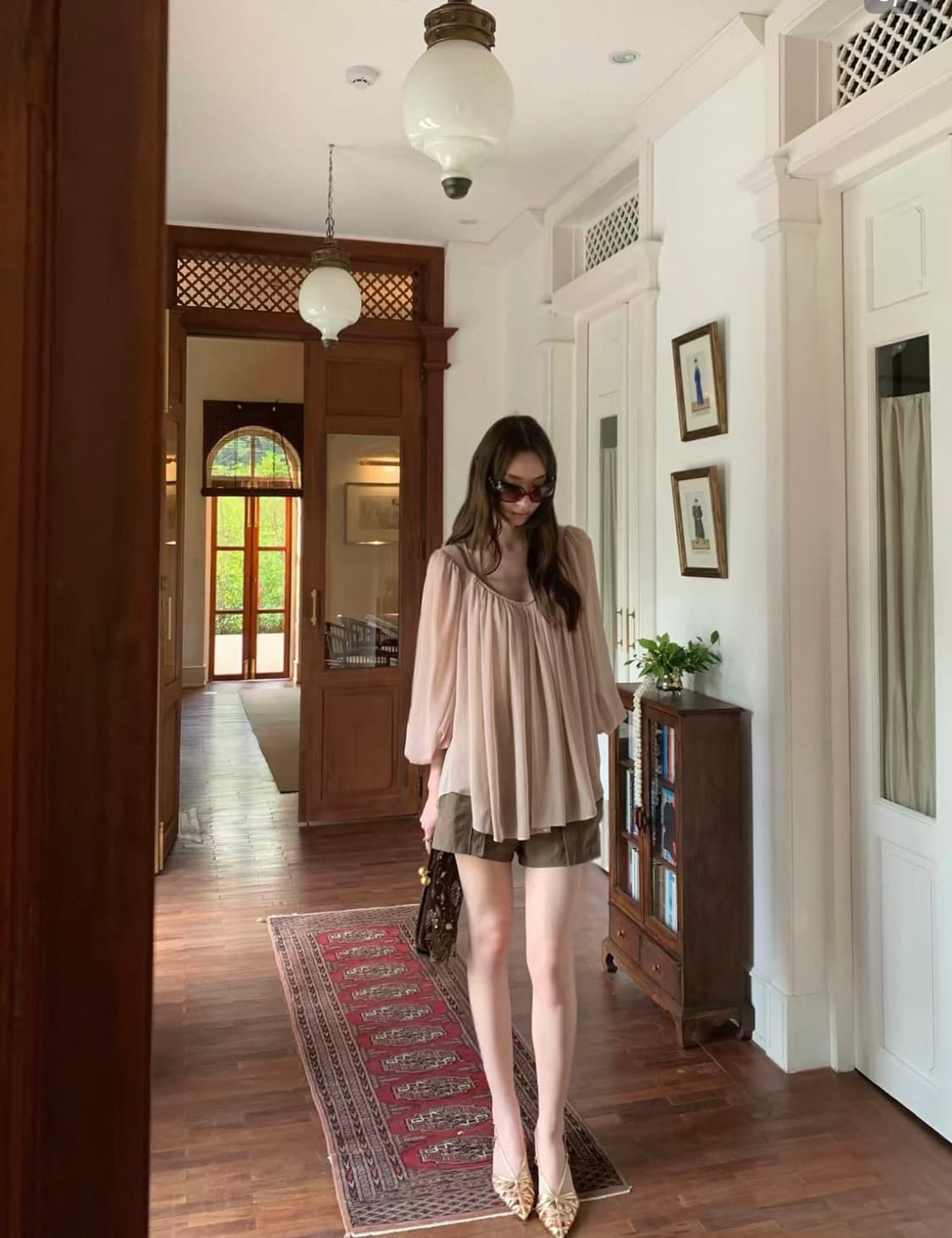 피치 쉬폰 블라우스  상품이미지4