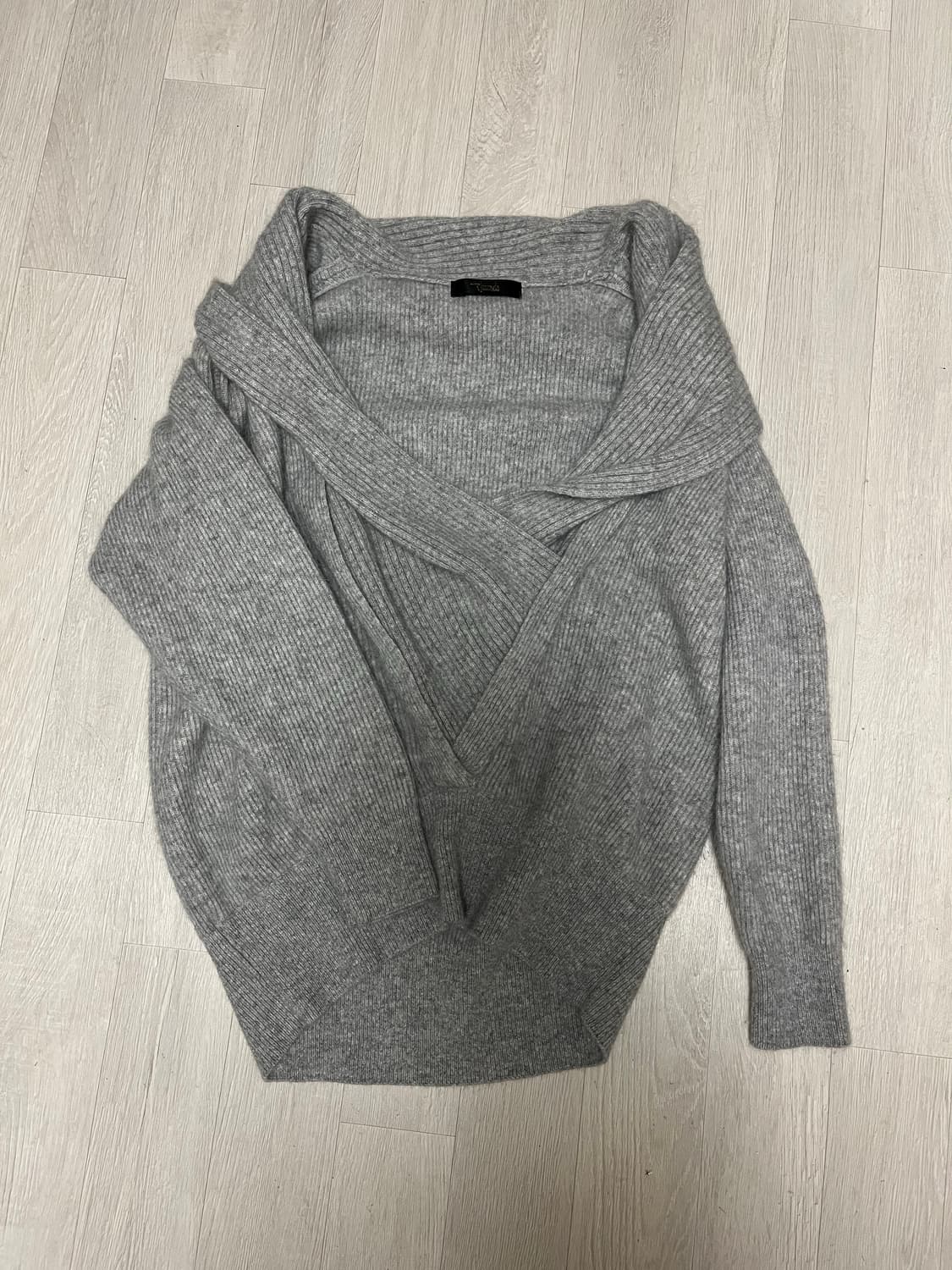 빈티지 낙원 nagwon 울 랩스타일 니트 상품이미지2