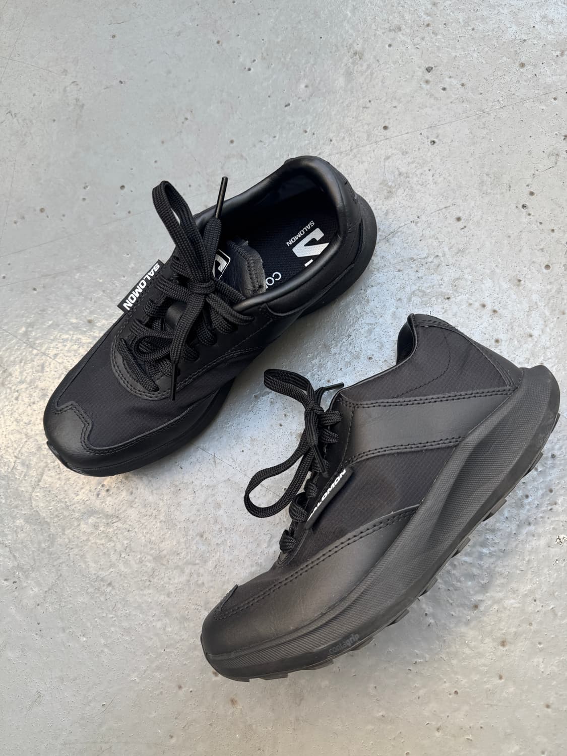 살로몬 x 꼼데가르송 SR90 블랙 SALOMON x CDG 상품이미지1