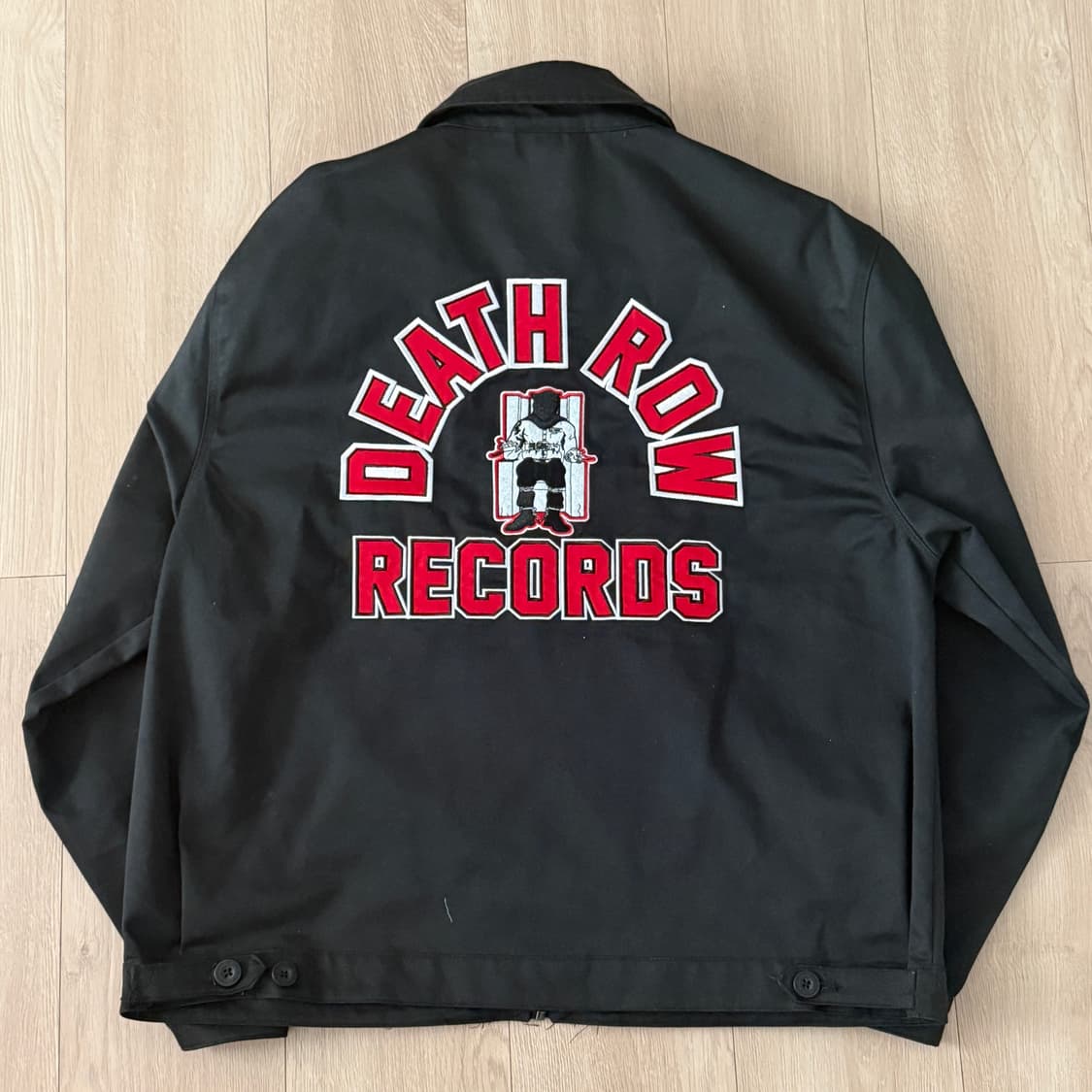 데스로우레코드 트윌 워크 자켓 웨어 블루종 Death Row Record 상품이미지5