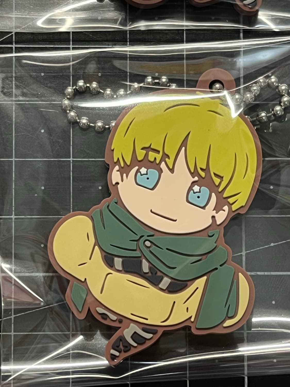 진격의 거인 반창고 시리즈 러버 스트랩 일괄 (리바이 한지 에렌 상품이미지6