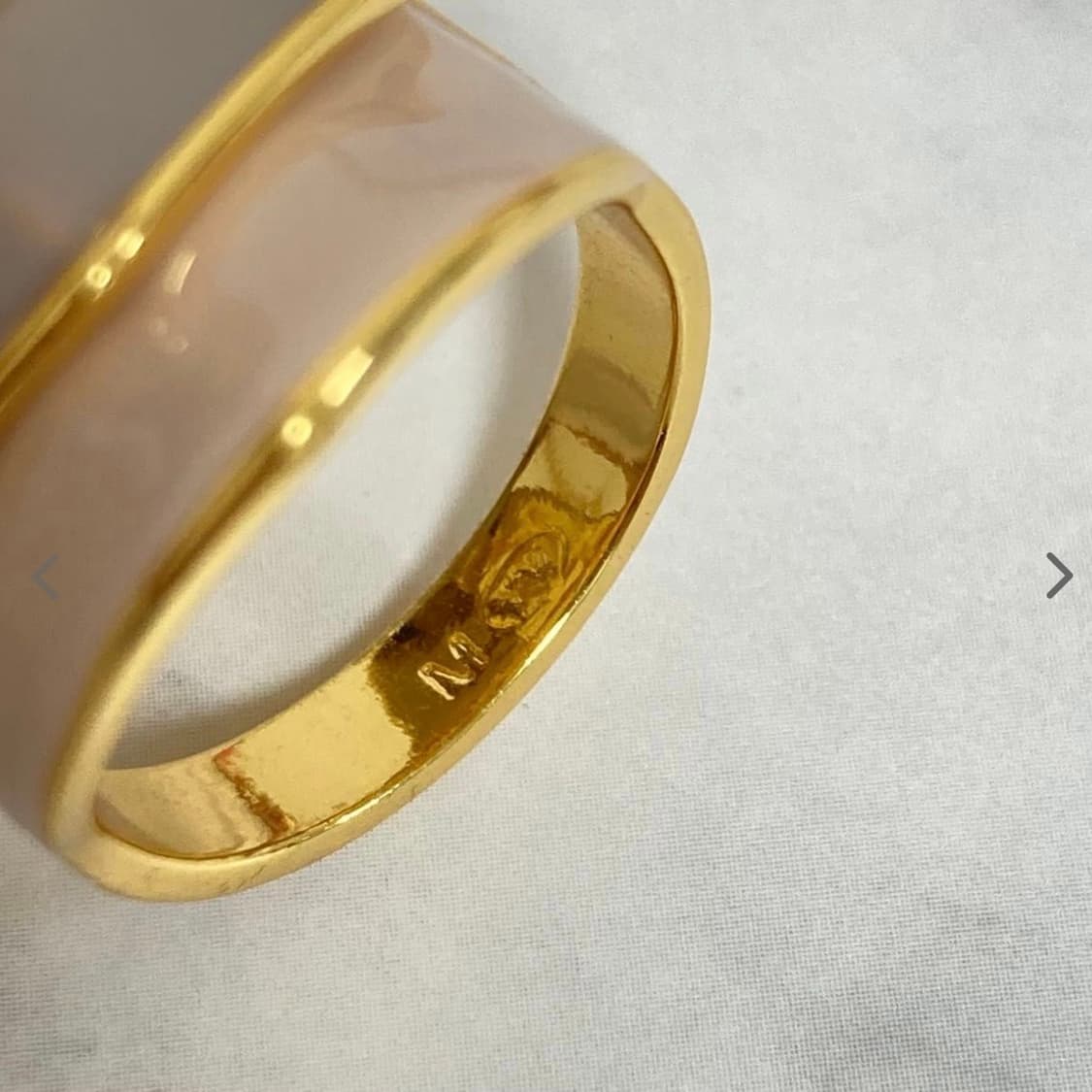 비비안웨스트우드 브라운골드 아르테미스 링 너클 반지(새상품) 상품이미지5