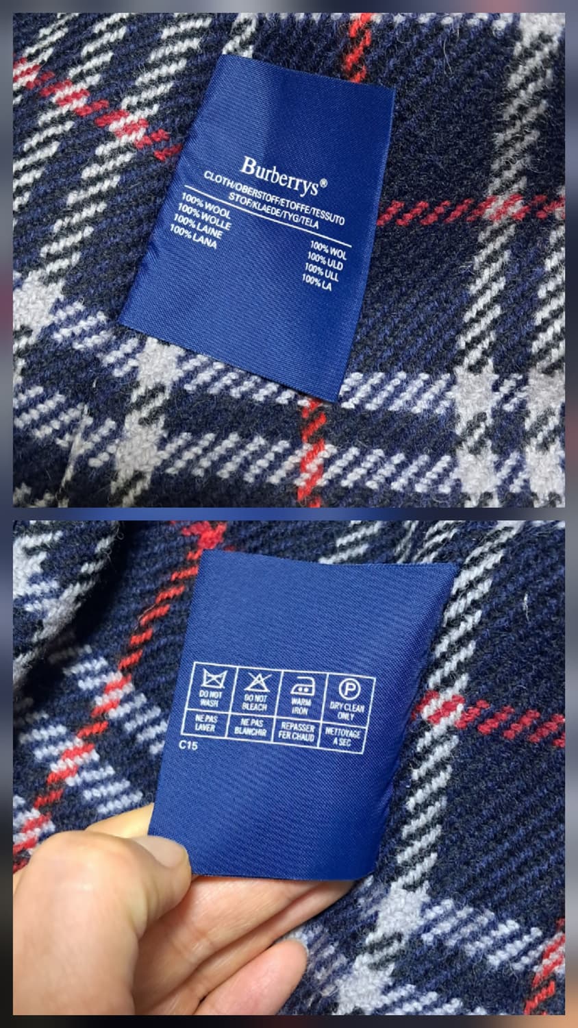 버버리 남성 트랜치코트 50 Short(약100)모 라이너 있음 상품이미지5