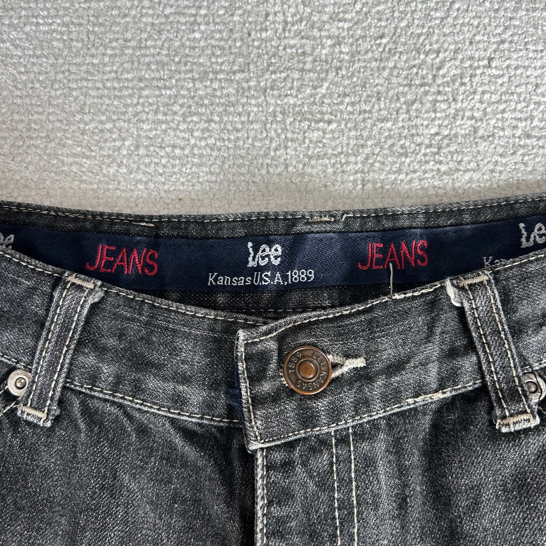 Lee 리 블랙 데님 청바지 33 상품이미지2