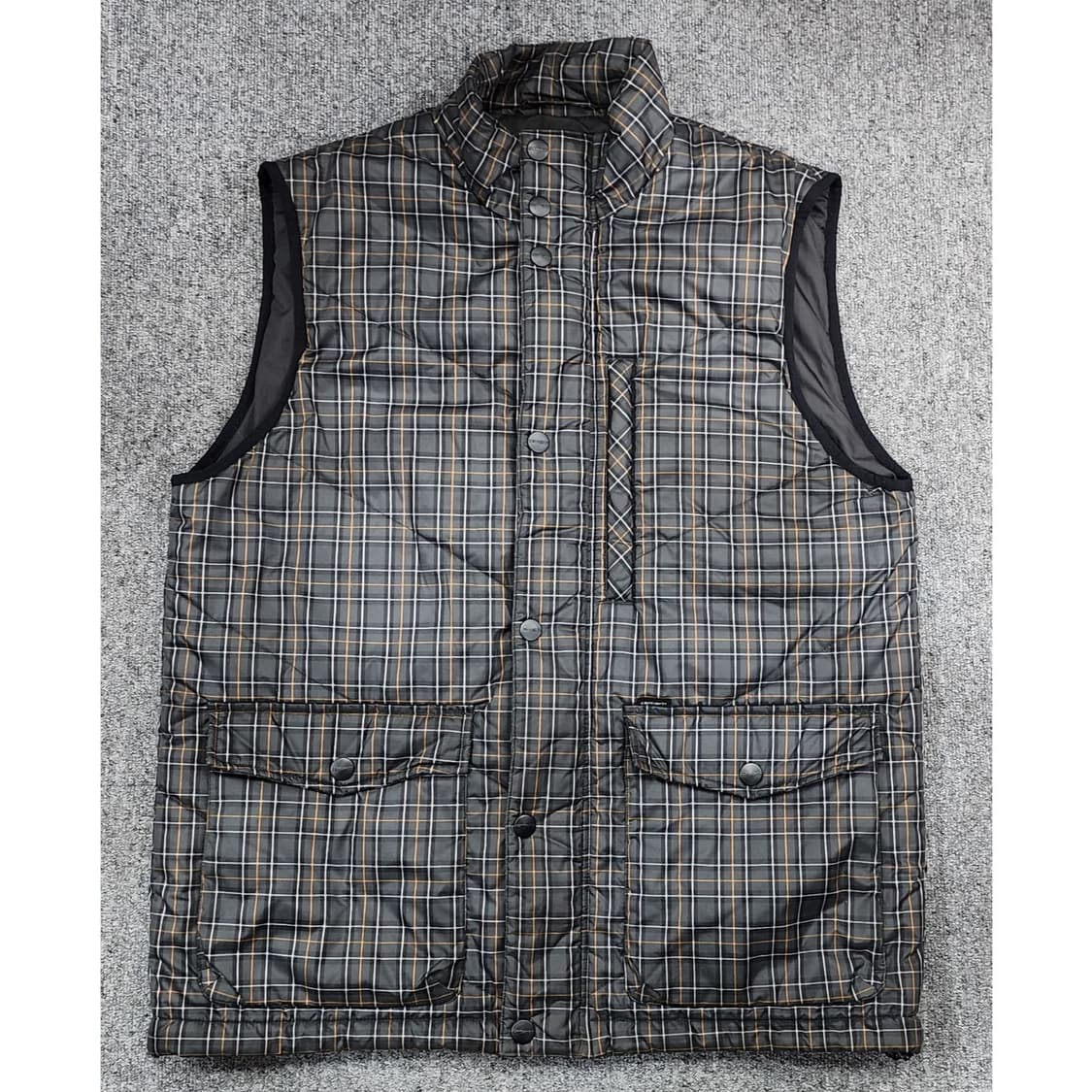 칼하트 체크 패턴 패딩 베스트 조끼 L 상품이미지1