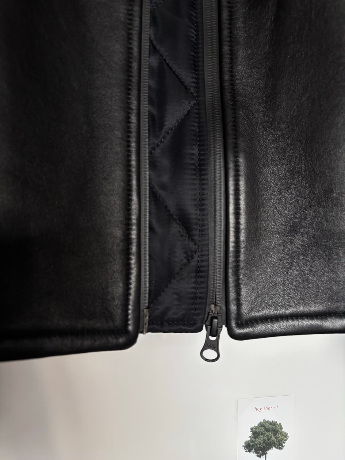 Y-3 요지야마모토 하프 램스킨 자켓 상품이미지4