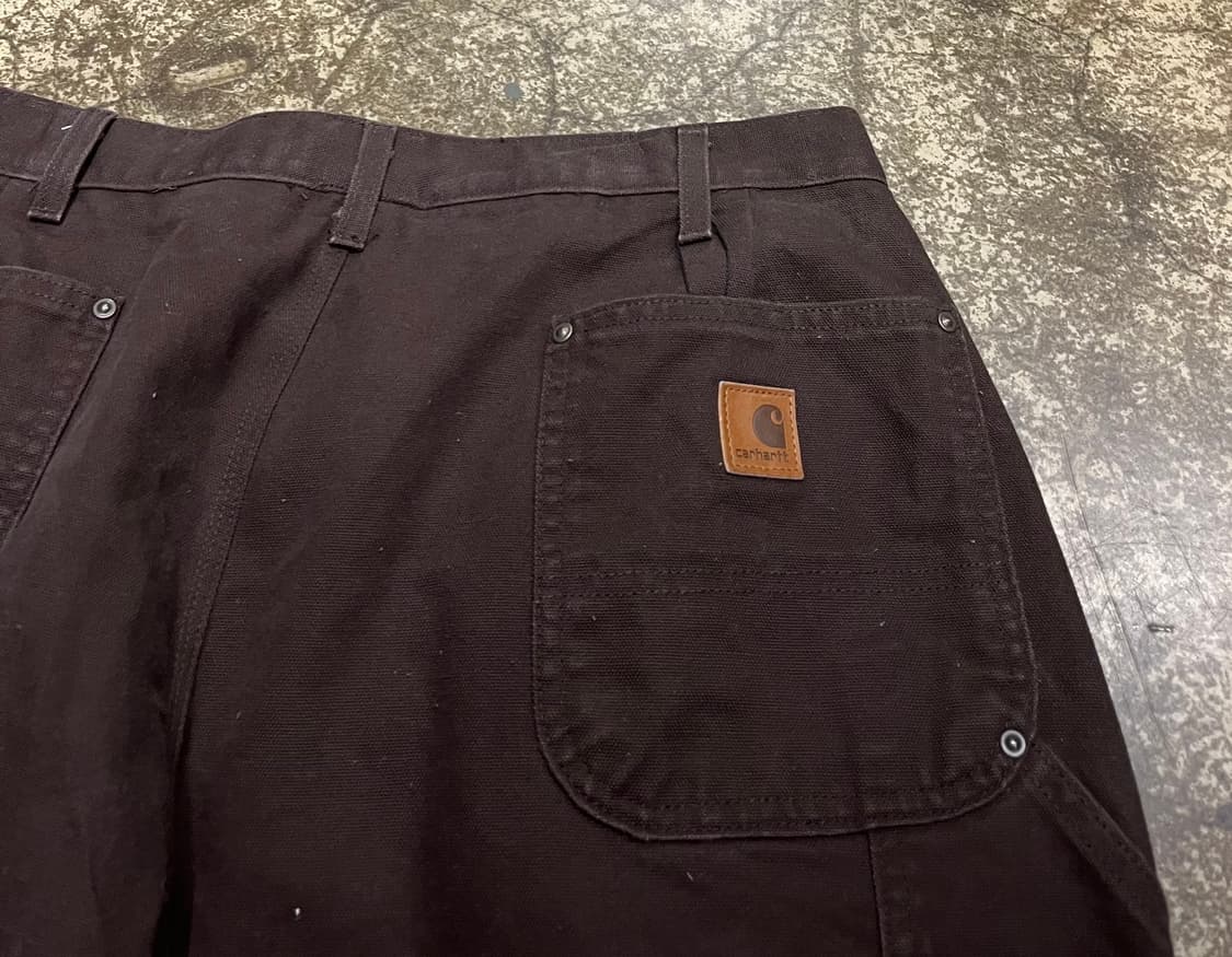 10s 칼하트 더블니 브라운 카펜터 팬츠 상품이미지8
