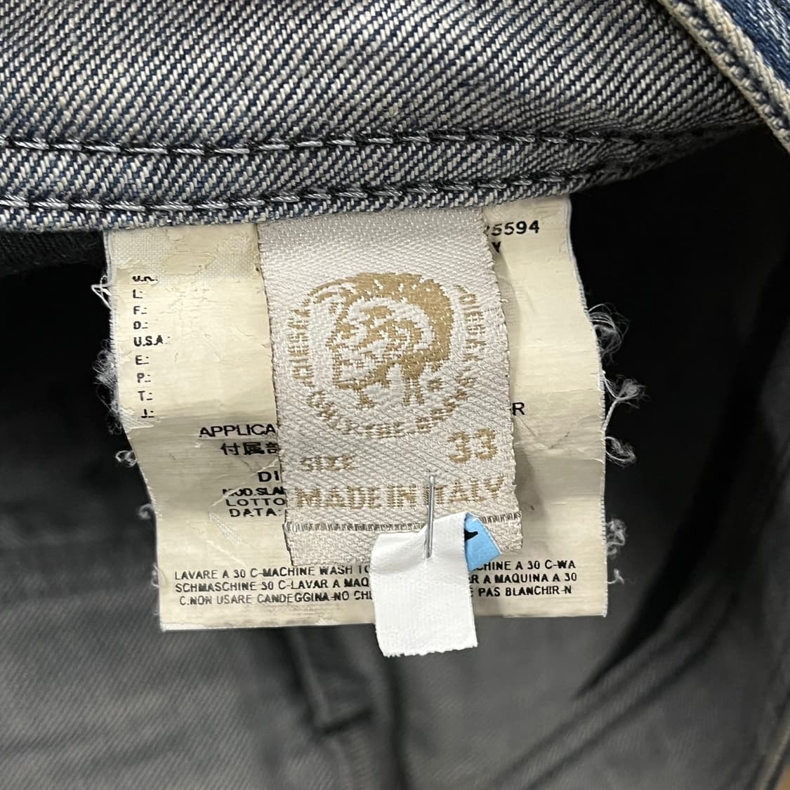 [정품/33] 디젤 DIESEL 데님 청바지 b16 상품이미지4